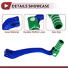 Kayo T6 Blue Green Silver Tone Gear Shift Lever