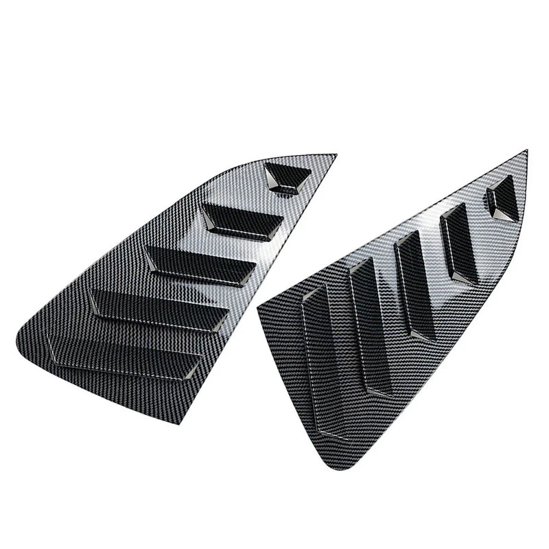 VW Polo MK6 Rear Side Window Louver Vent Trim Covers (2018 - )