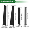 BMW X3 (2003 - 2010) Black 8 Pcs Door Pillar Window Trim