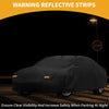 Toyota Camry Black 210D PU with Zipper Car Cover Waterproof All Weather