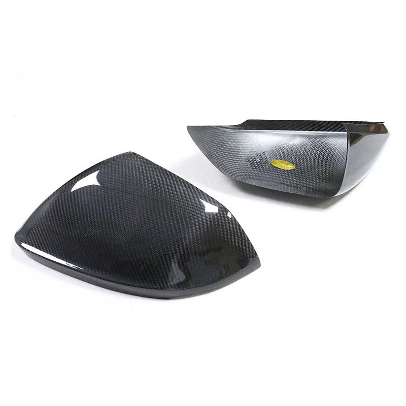 Audi Q8 2020-2022 Real Carbon Fiber Side Wing Rearview Mirror Cover Trim