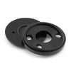 Harley Road King FLHR CVO Classic Black Motorcycle Fork Lock Cover (1994-up)