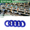 Oil Seal 45x70x16mm 5 Pcs Seal Ring Rotary Shaft Seal TPU Blue