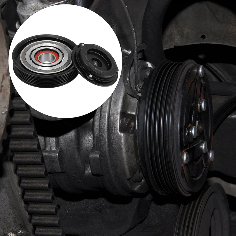 Dodge Ram 1500 3.7L 4.7L 1 Set AC Compressor Clutch Kit Pulley Coil