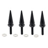 Harley Road Glide Windshield 2015-2023 Aluminum Black Spike Bolts