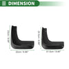 Mitsubishi Grandis Mud Flaps Splash Guards 1 Set (2004-2011)