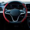 Universal Car Brown Wood Grain Non-Slip Steering Wheel Cover