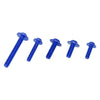 Yamaha Honda BMW 195pcs Motorcycle Fairing Body Bolts Fastener Blue