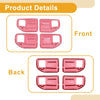 Jeep Wrangler JK 4DR (2011-2017) - 4 Pcs Interior Door Handle Bowl Cover Trim