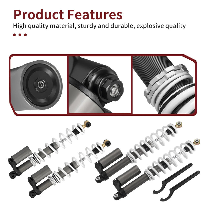 Polaris RZR 800S 2 x Front/Rear Left & Right Shocks w/ Tool (2009–2012)