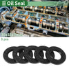 Oil Seal / 30x55x7mm / Seal Ring Rotary Shaft Seal NBR Rubber Black 5 Pcs