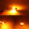 Car Amber BA15S 1156 P21W No Hyper Flash LED Turn Signal Bulb