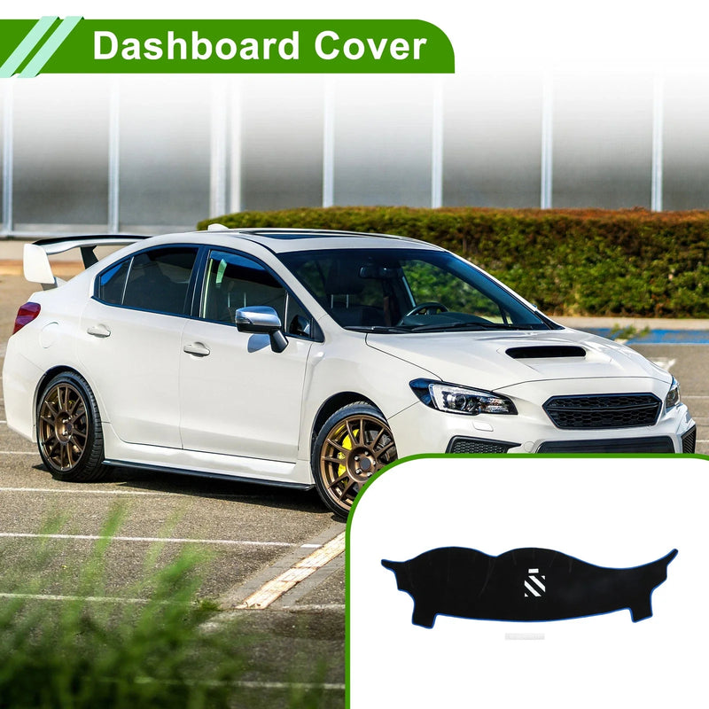 Infiniti EX25 (2013-2015) Black Blue Sticker Dash Cover Mat