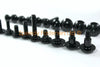 Suzuki Black Aluminum Fairing Bolts / 2 x m5 m6 / Shoulder Bolts