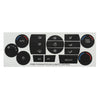 Ford Escape Fusion Heater AC Climate Control Button Decal