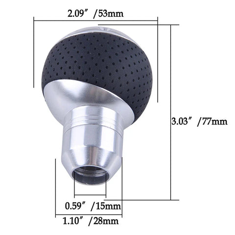 Various Models 5 Speed Leather Round Ball Universal Car Gear Shift Knob