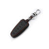 Black Leather Remote Bag 5 Buttons FOB Key Cover Case FFit or Ford Edge Escape