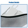 BMW 7-Series E38 2x Clear Front Corner Signal Lights (1995–1997)