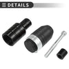 Honda White  Motorcycle Frame Slider Exhaust Crash Fall Protector
