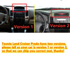 Toyota Land Cruiser Prado Leather Dash Cover Protector Mat (2003–2009)