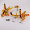 Yamaha YZF R1 2007-2008 - 2 x Gold Adjustable Rearset Footpegs