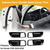Honda CHR Carbon Fiber Black Interior Door Handle Bowl Cover (2024-2025)