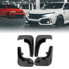 Peugeot 207 4 Pcs Black Splash Guards (2010)