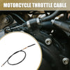 Honda CG125 42.5" Black Rubber Clutch Cable