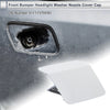 BMW X5 White Front Right Side Bumper Headlight Washer Nozzle Cover Cap