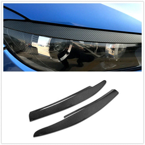 VW Scirocco (2009-2017) Carbon Fiber Headlight Eyebrow Eyelid Covers