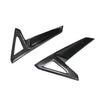 Tesla Model S Carbon Fiber Side Fender Turn Signal Marker Lamp Cover Trim