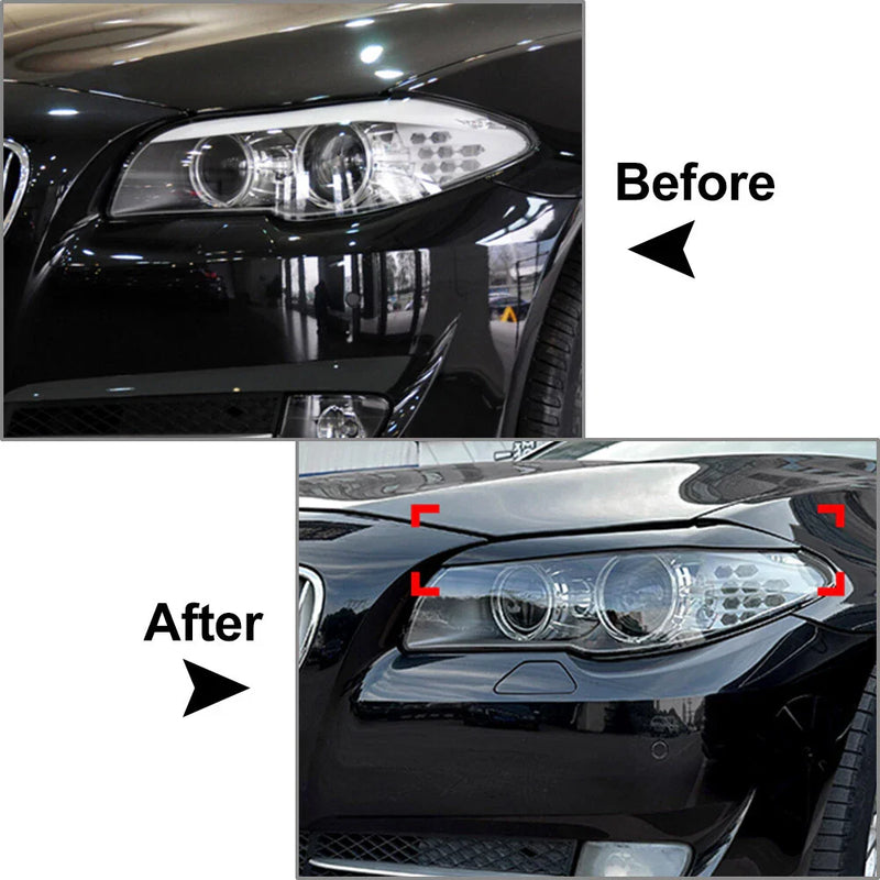 BMW 5 Series F10 F11 Front Headlight Eyelids (2011-2014)