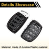 Hyundai Elantra (2015-2021) Brown Silver Tone 4 Button Key Fob Shell Case