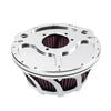 Harley Sportster XL883 XL1200 Chrome Air Cleaner Intake Filter Kit (1991+)