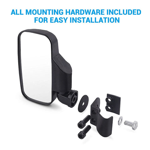 Polaris Ranger 570 XP 900 1000 2 x UTV Side Rear View Mirrors (2015-2023)