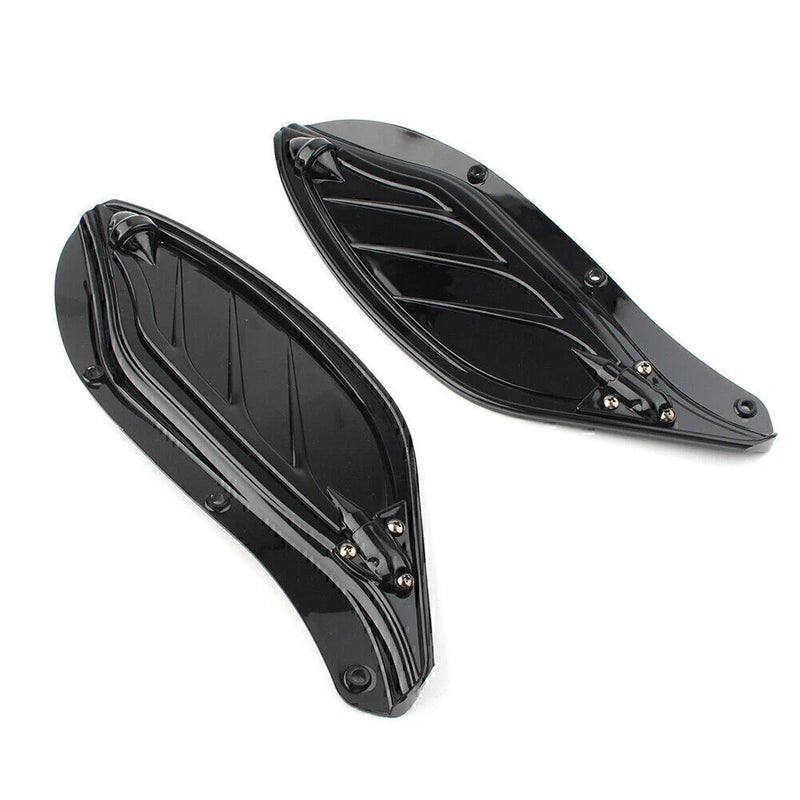 Harley Touring FLHR FLHT CVO Black Windshield Air Deflector (96-13)