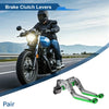 Kawasaki NINJA650R Green Adjustable Short Long Brake Clutch Levers