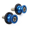 KAWASAKI ZX6R 8MM Blue Swingarm Spools Slider Stand Screws (2012-2021)