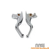 Harley Softail Fat Boy 3 Finger 5.9" Clutch Hand Brake Levers Kit