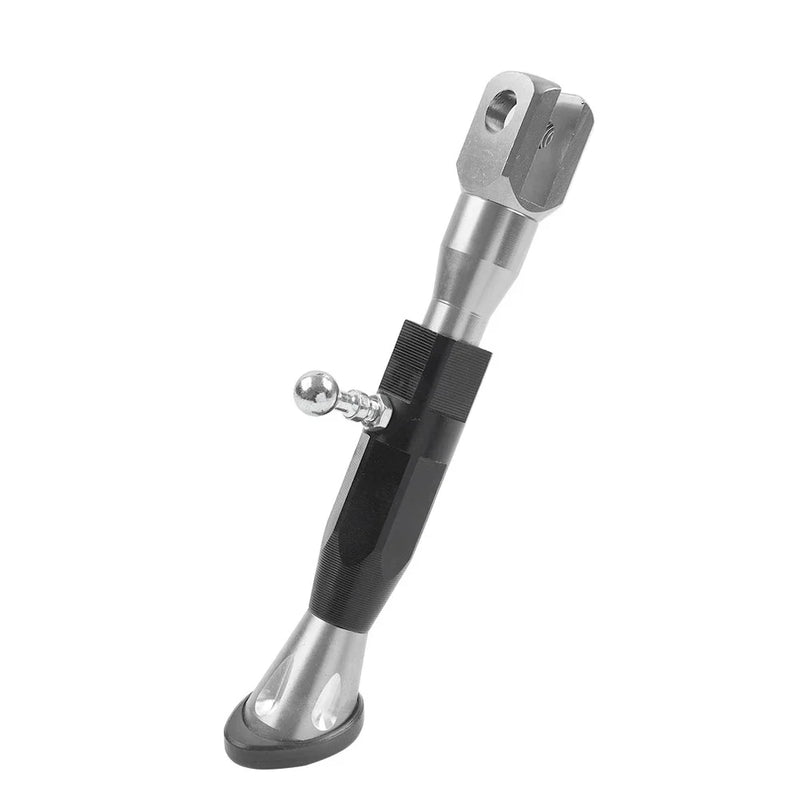 Silver Motorcycle Universal Adjustable Kickstand Foot