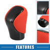 Lexus - Black Red Faux Leather Automatic Gear Shift Knob Cover