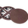 Mini R55 R56 R57 Union Jack Flag 3 Pcs Anti-Slip Cup Mats (2006-2013)