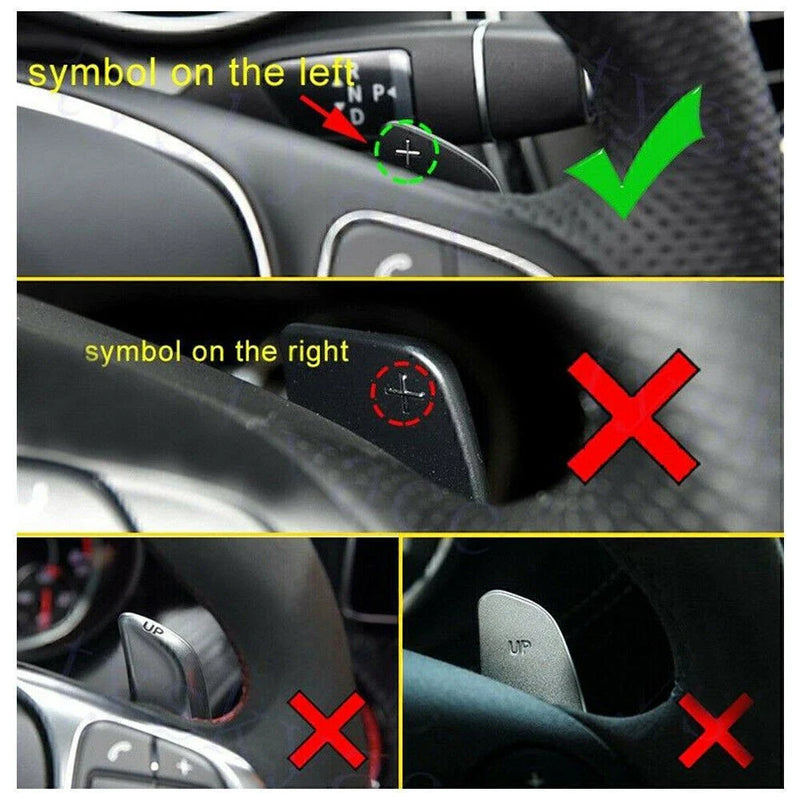 Benz A B C E CLA CLS GLA GLC Steering Wheel Paddle Shifter Extension (2013-2023)