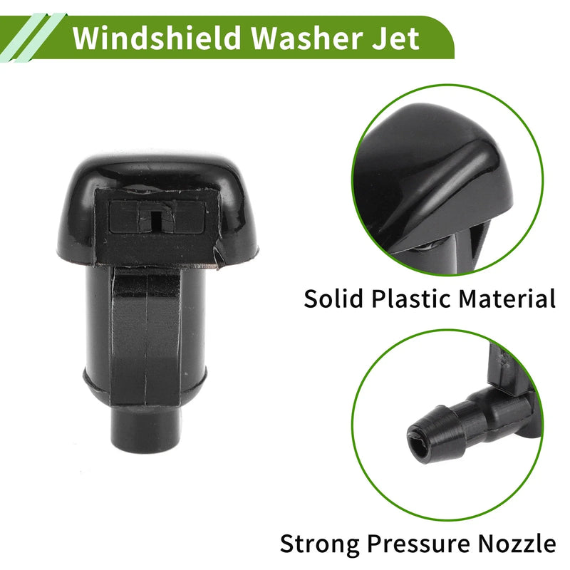 Pontiac 1 Set Windshield Washer Nozzle With Hose Connector