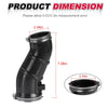 Yamaha Raptor YFM 660 Left Manifold Snorkel Intake Tube & Pipe (2001-2005)