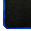BMW X5 Series G05 SUV with Blue Trim AutoWin Black Floor Mats (2018-2023)