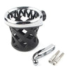Harley Dyna, Fatboy, Tour Glide Handlebar Cup Holder Drink w/Mesh Basket
