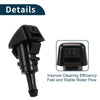 Jeep Windshield Washer Nozzle & Gasket, Fluid Hose (2007-2018)