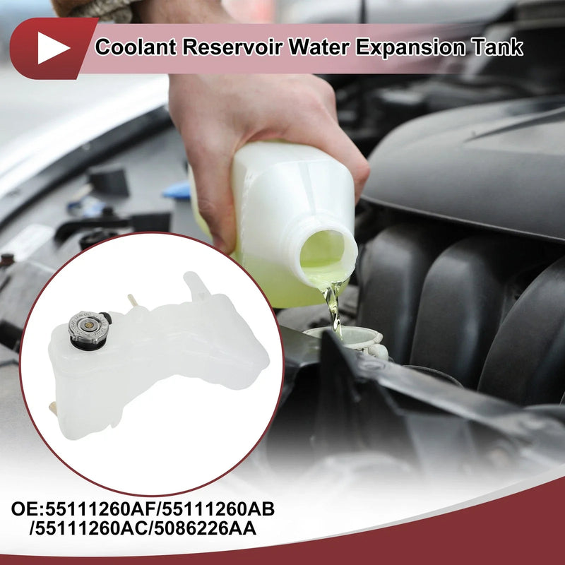Dodge Challenger 1 Set Coolant Expansion Overflow Tank with Cap