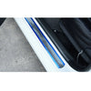 Car Carbon Fiber Texture Door Sill Scuff Cover Protector